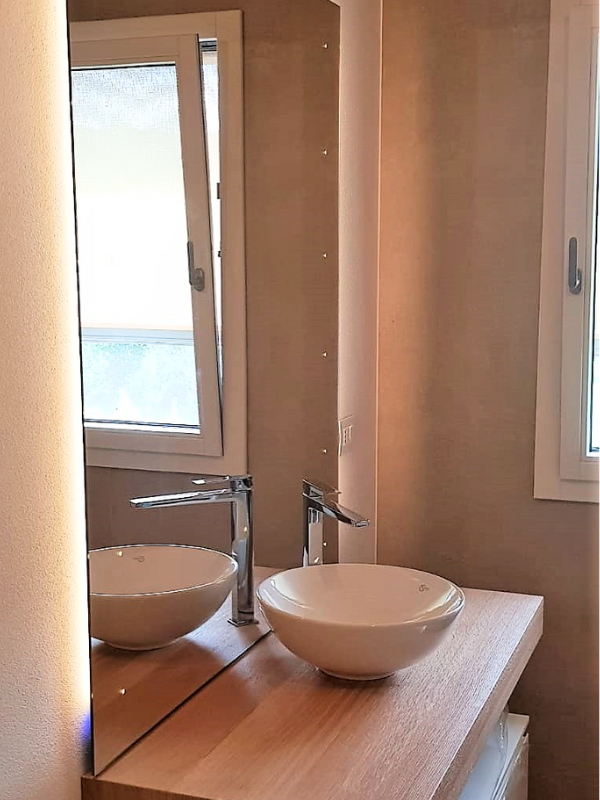 Vetro su misura per arredo design